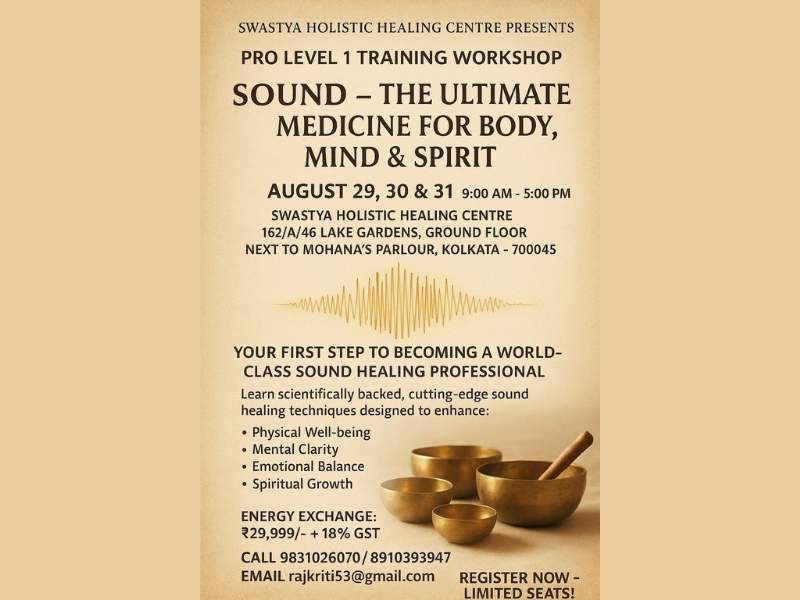 Swastya Holistic Healing Centre Pro Level 1 Training Workshop